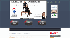 Desktop Screenshot of normdaher.com